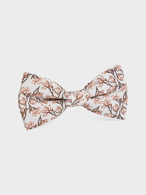 Noeud papillon à motif fleuri rose - 1 - Father & Sons   - 18 