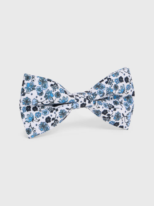 Noeud papillon à motif fleuri bleu marine - 1 - Father & Sons   - 9 