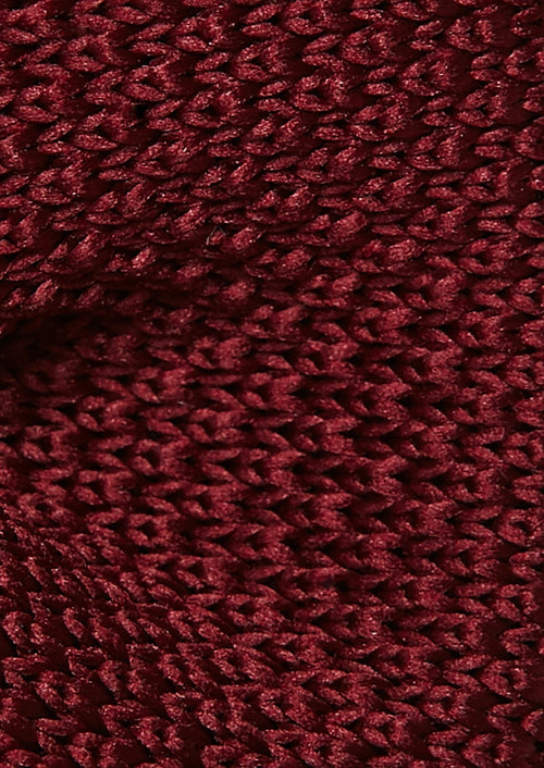 Noeud-papillon tricot uni bordeaux - Father & Sons   - 2 