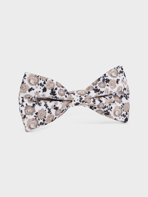 Noeud papillon à motif fleuri marron - Father & Sons   -  