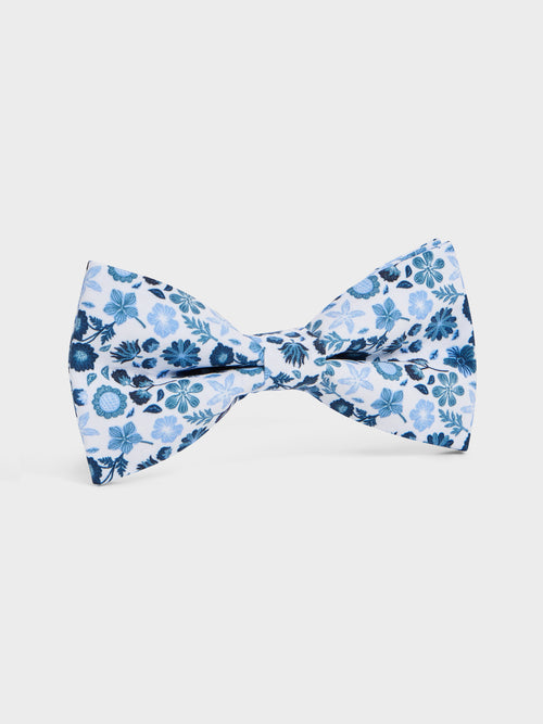 Noeud papillon à motif fleuri bleu - Father & Sons   -  