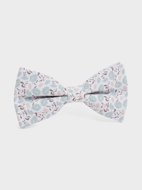 Noeud papillon à motif fleuri vert d'eau - Father & Sons   -  