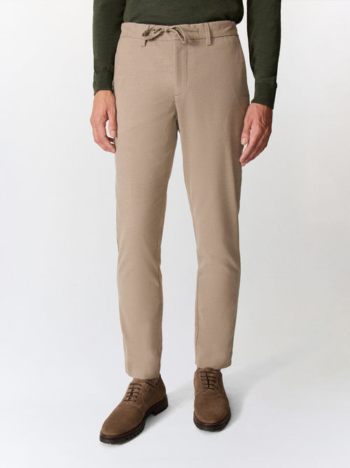 Pantalon casual slack slim beige - Father & Sons   - 1 