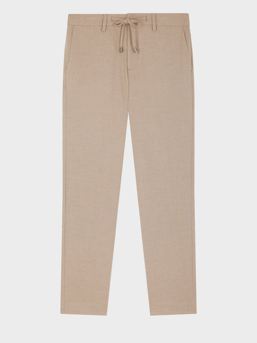 Pantalon casual slack slim beige - Father & Sons   - 5 
