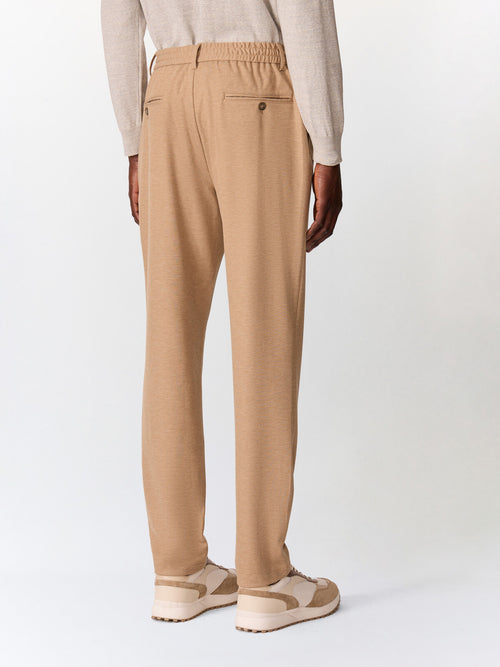 Pantalon casual slack slim camel - 2 - Father & Sons   - 21 