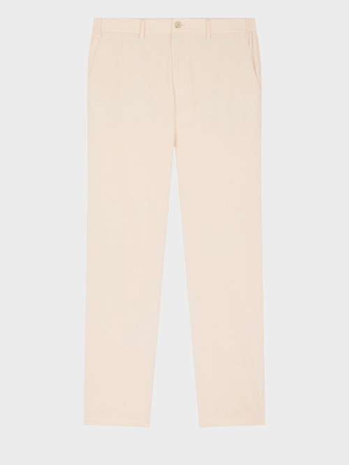 Chino slack regular en velours côtelé écru - Father & Sons   - 4 