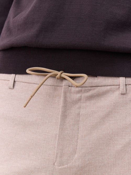 Pantalon casual slack slim beige - Father & Sons   - 3 