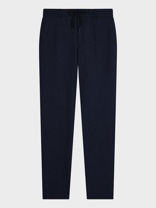 Pantalon casual skinny bleu marine - Father & Sons   - 5 