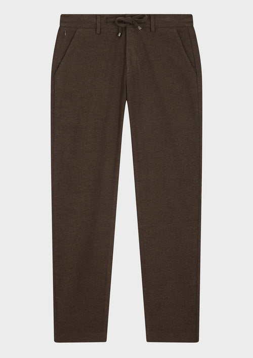 Pantalon casual slack skinny marron - Father & Sons   - 6 