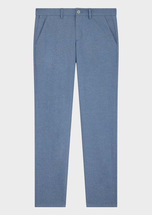 Chino slack skinny bleu turquin - Father & Sons   - 5 