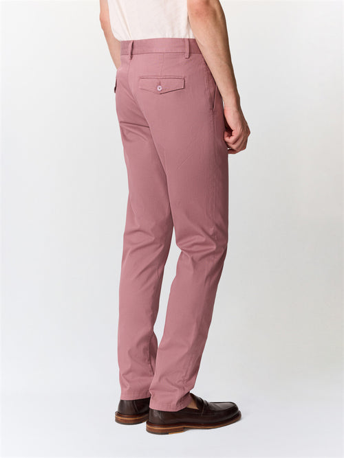 Chino slack slim en coton stretch violet - 2 - Father & Sons   - 12 
