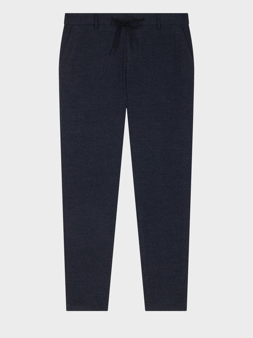 Pantalon casual slack slim bleu indigo - Father & Sons   - 1 