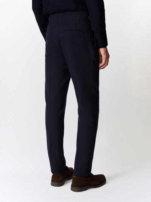 Chino slack semi regular bleu marine - Father & Sons   - 2 