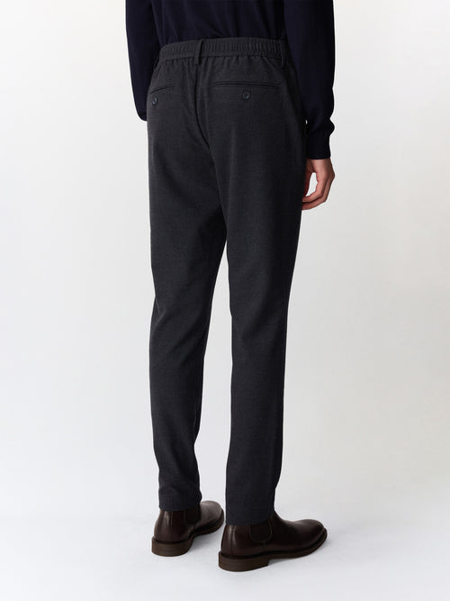Pantalon casual slack slim bleu marine - 2 - Father & Sons   - 20 