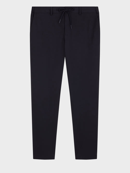 Pantalon coordonnable casual bleu marine - Father & Sons   - 4 