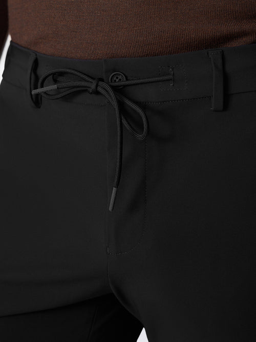 Pantalon coordonnable casual noir - Father & Sons   - 3 
