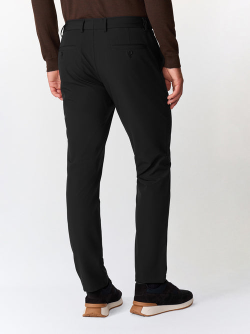 Pantalon coordonnable casual noir - Father & Sons   - 2 
