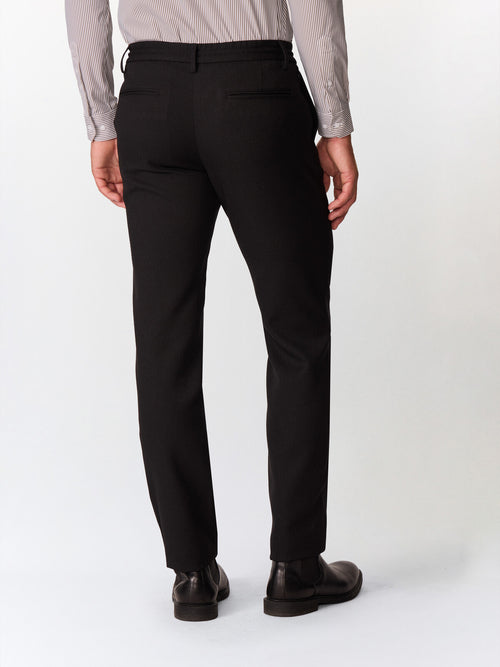 Pantalon casual slack slim noir - Father & Sons   - 2 