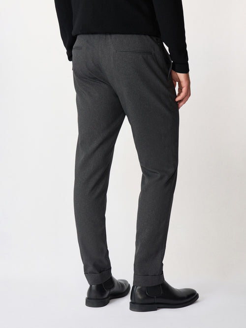 Pantalon casual slack skinny 7/8 anthracite - 2 - Father & Sons   - 2 