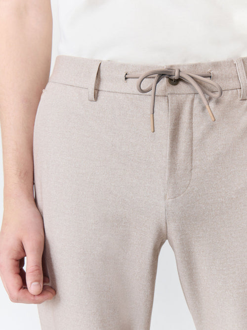 Pantalon casual slack regular beige - Father & Sons   - 4 