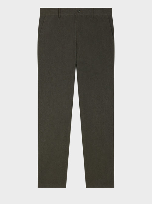Chino slack regular en coton stretch kaki - 1 - Father & Sons   - 15 