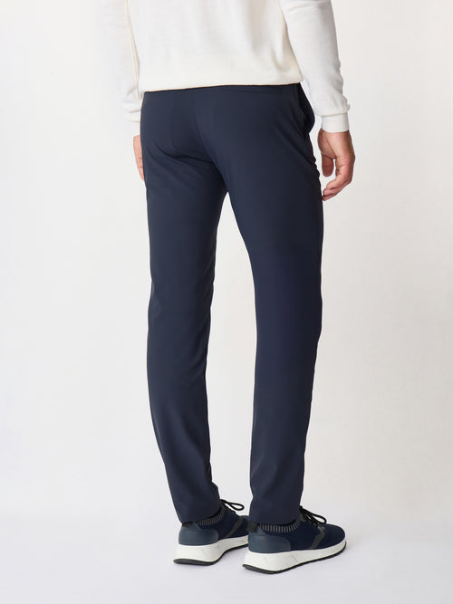 Pantalon coordonnable slim bleu marine - 2 - Father & Sons   - 2 