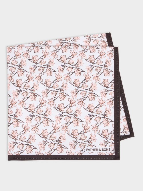 Pochette à motif fleuri rose - 1 - Father & Sons   - 7 