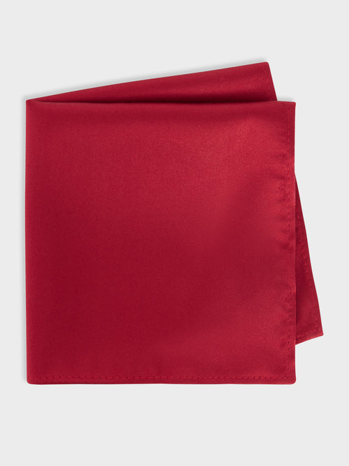 Pochette en soie rouge - 1 - Father & Sons   - 14 