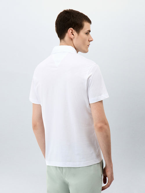 Polo Slim en coton blanc - Father & Sons   - 2 
