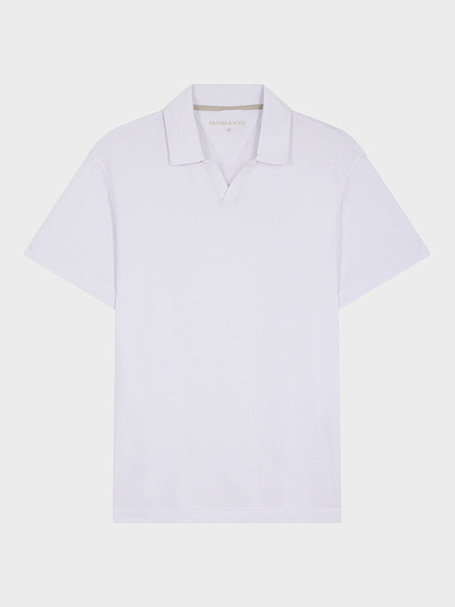 Polo slim en coton blanc - 1 - Father & Sons   - 12 