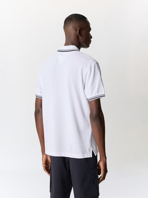 Polo regular en coton blanc - 2 - Father & Sons   - 19 