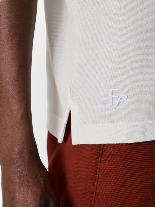 Polo slim en coton écru - Father & Sons   - 4 