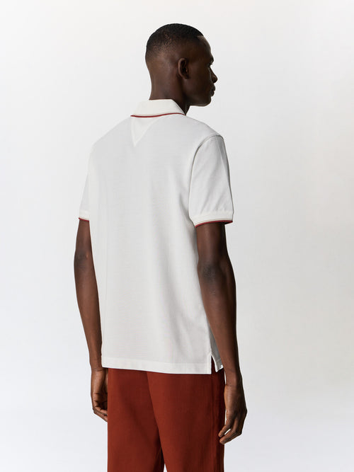 Polo slim en coton écru - 2 - Father & Sons   - 17 