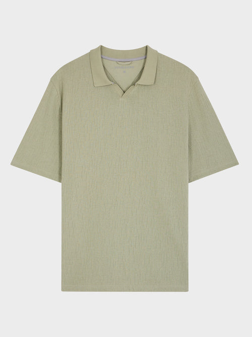 Polo regular en coton kaki - 1 - Father & Sons   - 20 