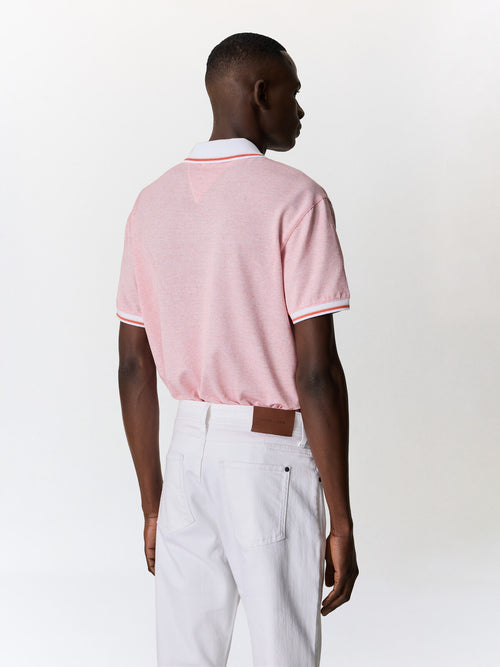 Polo regular en maille orange - 2 - Father & Sons   - 9 