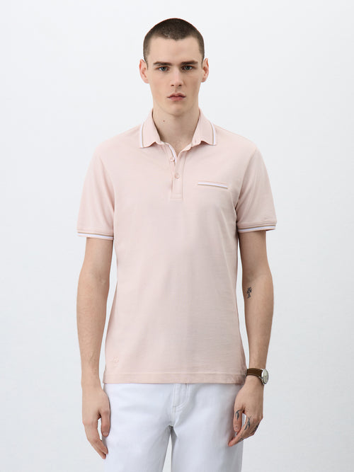 Polo Slim en coton rose - 1 - Father & Sons   - 11 