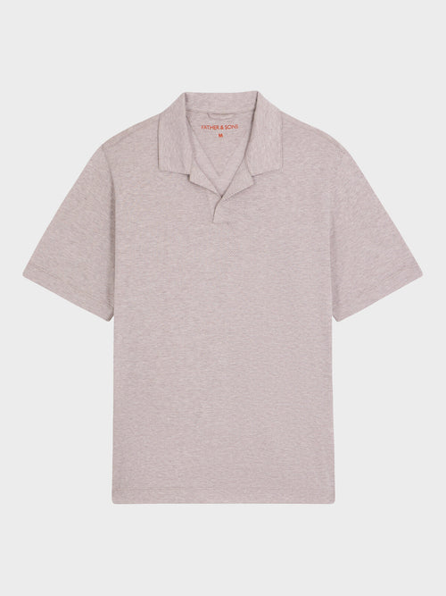 Polo regular en coton marron - 1 - Father & Sons   - 9 