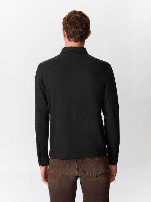 Polo manches longues regular en coton kaki - 2 - Father & Sons   - 12 