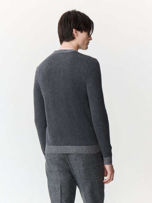 Pull col rond anthracite - 2 - Father & Sons   - 14 
