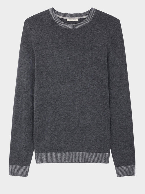 Pull col rond anthracite - Father & Sons   - 5 