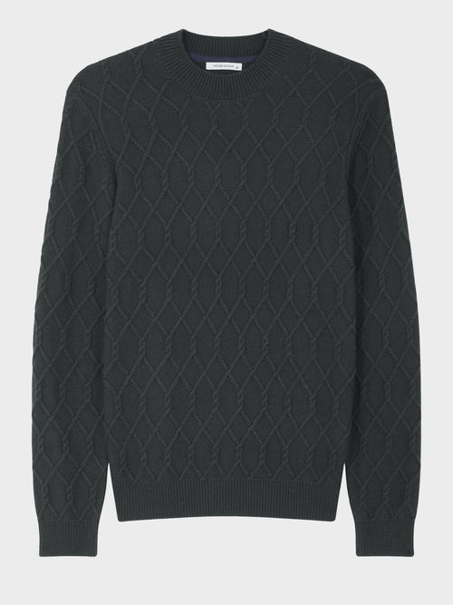 Pull col cheminée kaki - Father & Sons   - 4 