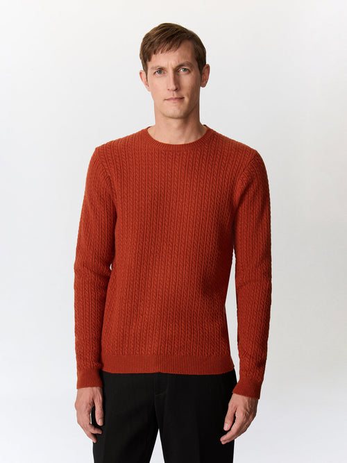 Pull col rond rouille - Father & Sons   - 1 