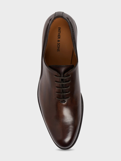 Richelieus en cuir lisse marron - Father & Sons   - 2 