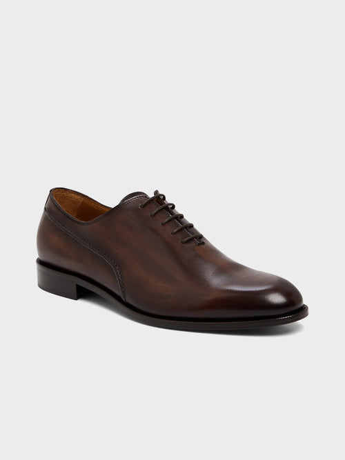 Richelieus en cuir lisse marron - Father & Sons   -  