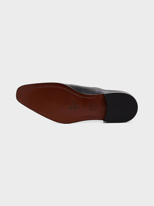 Derbies en cuir lisse noir - Father & Sons   - 3 
