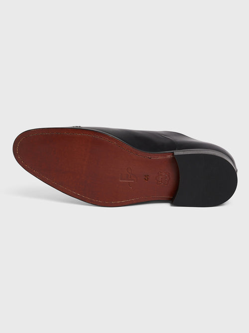 Richelieus en cuir lisse noir - Father & Sons   - 3 