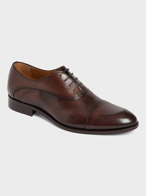 Richelieus en cuir lisse marron - 1 - Father & Sons   - 12 