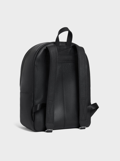 Sac à dos en cuir noir - Father & Sons   - 2 