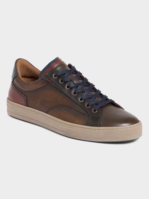 Baskets en cuir marron - 1 - Father & Sons   - 13 