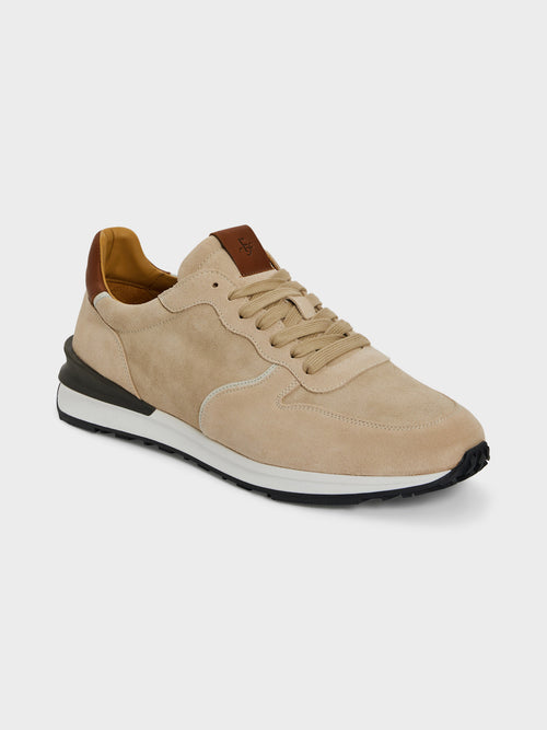 Baskets en cuir nubuck beige - 1 - Father & Sons   - 13 